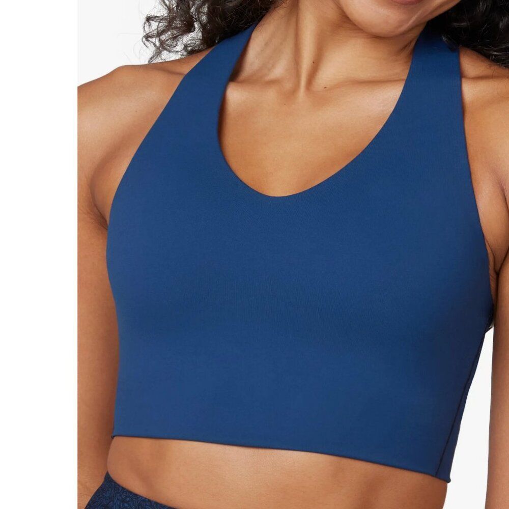 SPANX Longline Medium Impact Sports Bra Hybrid Crop Top Size Small